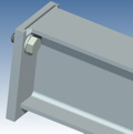 CAD-Konstruktion Schraubkragarm