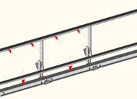 Statikmodell Schienenanlage